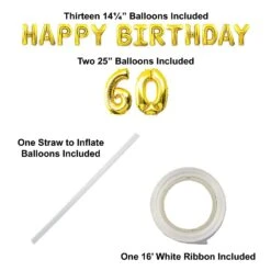 Happy Birthday Party 60th Balloon Streamer (6 Per Case) 11 Happy Birthday Party 60th Balloon Streamer (6 Per Case) -Bulk Party Supplies Shop 53909 GD60 i4 bdcee662 a4d1 4fb0 ae12 46bb08dafd61