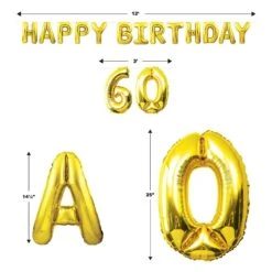 Happy Birthday Party 60th Balloon Streamer (6 Per Case) 12 Happy Birthday Party 60th Balloon Streamer (6 Per Case) -Bulk Party Supplies Shop 53909 GD60 i5 b2389344 00a1 4f9f 8e1c b4dd29b061cd
