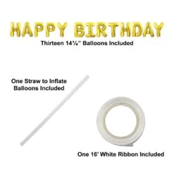 Happy Birthday Party Balloon Streamer - Gold (6 Per Case) 15 Happy Birthday Party Balloon Streamer - Gold (6 Per Case) -Bulk Party Supplies Shop 53911 GD i4 e325d340 63d2 47cb 9969 4a84399ca19b