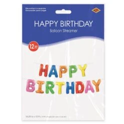 Happy Birthday Party Balloon Streamer - Multi-Color -Bulk Party Supplies Shop 53911 MC i3 15e1ff45 5500 4f51 8598 5feef3fee402