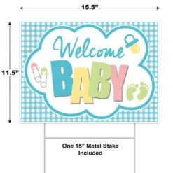 Plastic Welcome Baby Yard Sign -Bulk Party Supplies Shop 53912 i5 3c64e670 1970 4df8 9688 fa65658f6f29