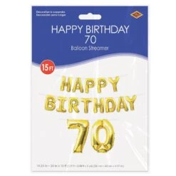 Happy Birthday Party 70th Balloon Streamer (6 Per Case) 10 Happy Birthday Party 70th Balloon Streamer (6 Per Case) -Bulk Party Supplies Shop 53916 GD70 i3 dcd7af99 65e3 4578 8382 c9502b6b37af