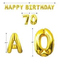 Happy Birthday Party 70th Balloon Streamer (6 Per Case) 12 Happy Birthday Party 70th Balloon Streamer (6 Per Case) -Bulk Party Supplies Shop 53916 GD70 i5 5675fbed 6231 425e 9d97 f0aae956222d