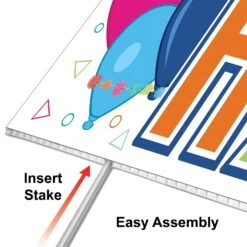 Plas Jumbo Happy Birthday Party Yard Sign Set -Bulk Party Supplies Shop 53919 i1 2 e57861a4 0cd7 48ca a938 52b2d430092e