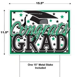 Plastic Green Congrats Grad Graduation Party Yard Sign (6 Per Case) 9 Plastic Green Congrats Grad Graduation Party Yard Sign (6 Per Case) -Bulk Party Supplies Shop 53921 G i5 957ccb37 c8a7 41ce bd36 a4edcc284e27