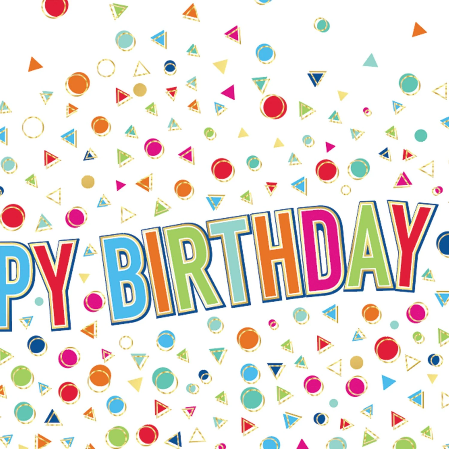 Happy Birthday Party Tablecover (12 Per Case) 2 Happy Birthday Party Tablecover (12 Per Case) - Image 2