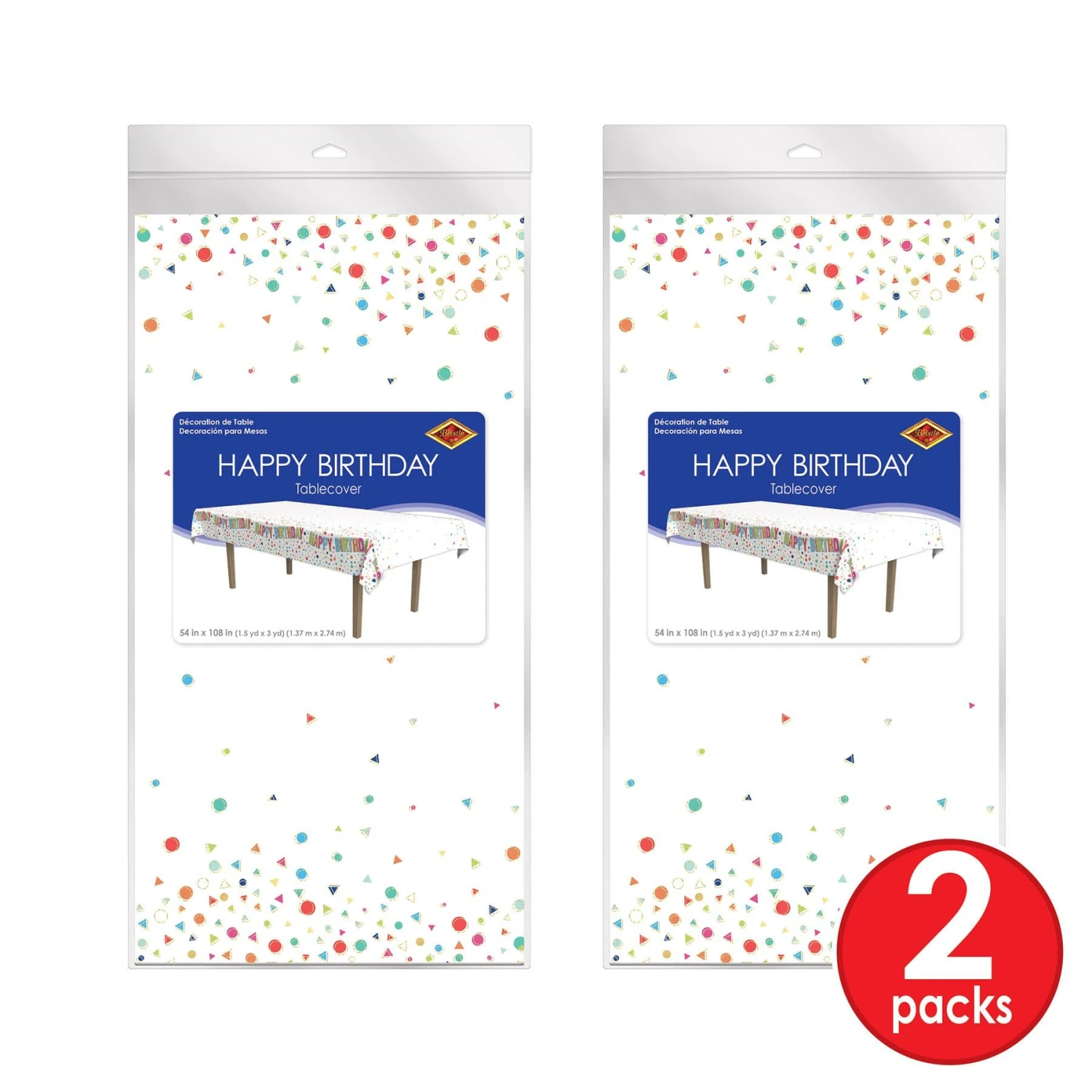 Happy Birthday Party Tablecover (12 Per Case) 5 Happy Birthday Party Tablecover (12 Per Case) - Image 5