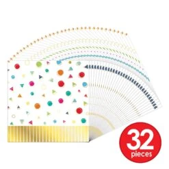 Happy Birthday Party Fringed Luncheon Napkins (192 Per Case) -Bulk Party Supplies Shop 53925 i7 1