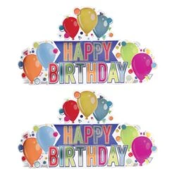 3-D Foil Happy Birthday Party Centerpiece -Bulk Party Supplies Shop 53928 i7
