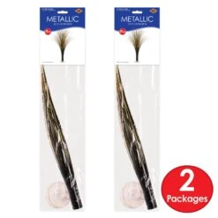 Metallic Party Spray Centerpiece - Black & Gold (6 Per Case) -Bulk Party Supplies Shop 53929 BKGD i3 1