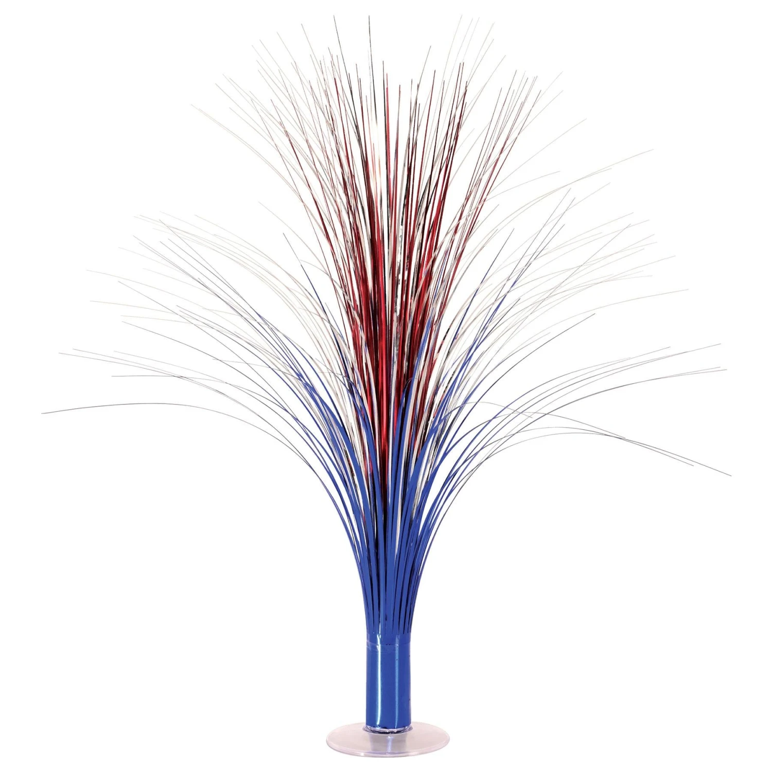Metallic Spray Centerpiece - Red, Silver, Blue (6 Per Case) 1 Metallic Spray Centerpiece - Red, Silver, Blue (6 Per Case)