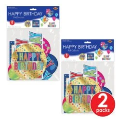 Foil Happy Birthday Party Cutouts (96 Per Case) 12 Foil Happy Birthday Party Cutouts (96 Per Case) -Bulk Party Supplies Shop 53932 i3 1