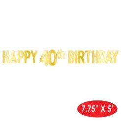 Foil Happy 40th Birthday Party Streamer (12 Per Case) -Bulk Party Supplies Shop 53942 40 i4 1 52f7a565 8b0b 4ad8 87fd 84c559136f57