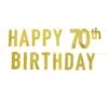 Foil Happy 70th Birthday Party Streamer (12 Per Case) -Bulk Party Supplies Shop 53942 70