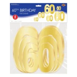 Foil 60th Birthday Party Cutouts (72 Per Case) 10 Foil 60th Birthday Party Cutouts (72 Per Case) -Bulk Party Supplies Shop 53947 60 i3 23141334 73d0 4414 aa54 f998eb32e8e6