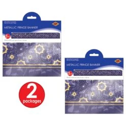 Metallic Ramadan Fringe Banner (12 Per Case) -Bulk Party Supplies Shop 53957 i3 1