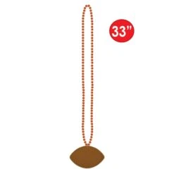 Orange Party Bead Necklaces With Football Medallion (12 Per Case) 12 Orange Party Bead Necklaces With Football Medallion (12 Per Case) -Bulk Party Supplies Shop 53962 O i5 95f79fda d540 4b0f b5d2 8716d10944b0