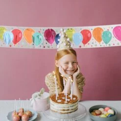 Metallic Balloons Fringe Banner -Bulk Party Supplies Shop 53990 i2