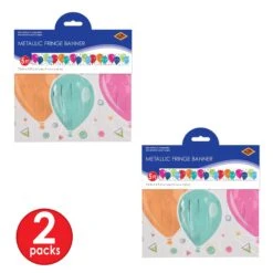 Metallic Balloons Fringe Banner -Bulk Party Supplies Shop 53990 i3 1