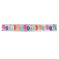 Metallic Balloons Fringe Banner