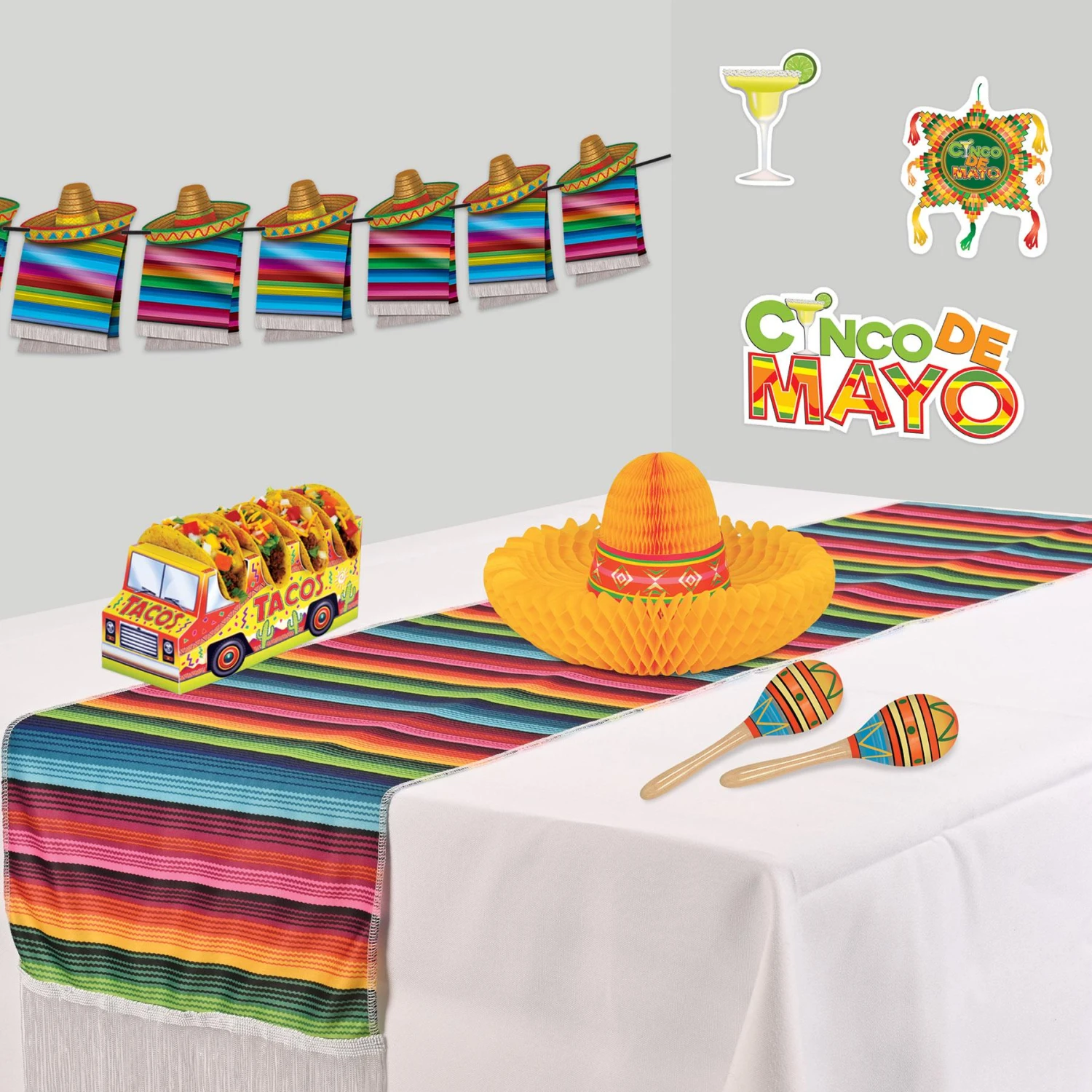 Fiesta Fabric Table Runner (12 Packages) 2 Fiesta Fabric Table Runner (12 Packages) - Image 2