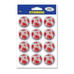 Soccer Party Stickers - England (2 Sheets Per Package)