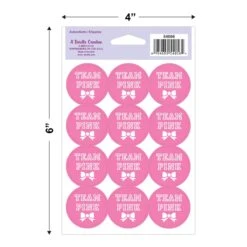 Team Blue/Team Pink Stickers (2 Sheets Per Package) -Bulk Party Supplies Shop 54056 i5