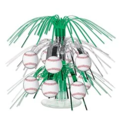 Baseball Mini Party Cascade Centerpiece