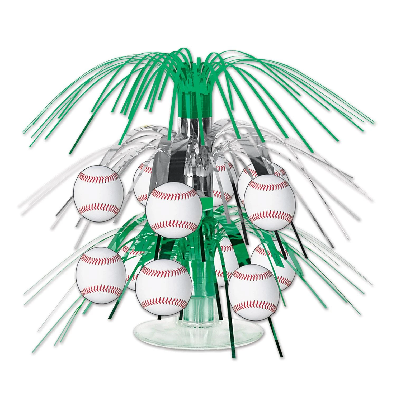 Baseball Mini Party Cascade Centerpiece 1 Baseball Mini Party Cascade Centerpiece