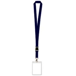 Lanyard With Card Holder - Black
