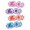 30th Birthday Party Mini Glittered Foil Cutouts (8 Per Package) -Bulk Party Supplies Shop 54221 30