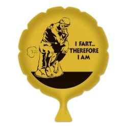 I Fart... Therefore I Am Party Whoopee Cushion