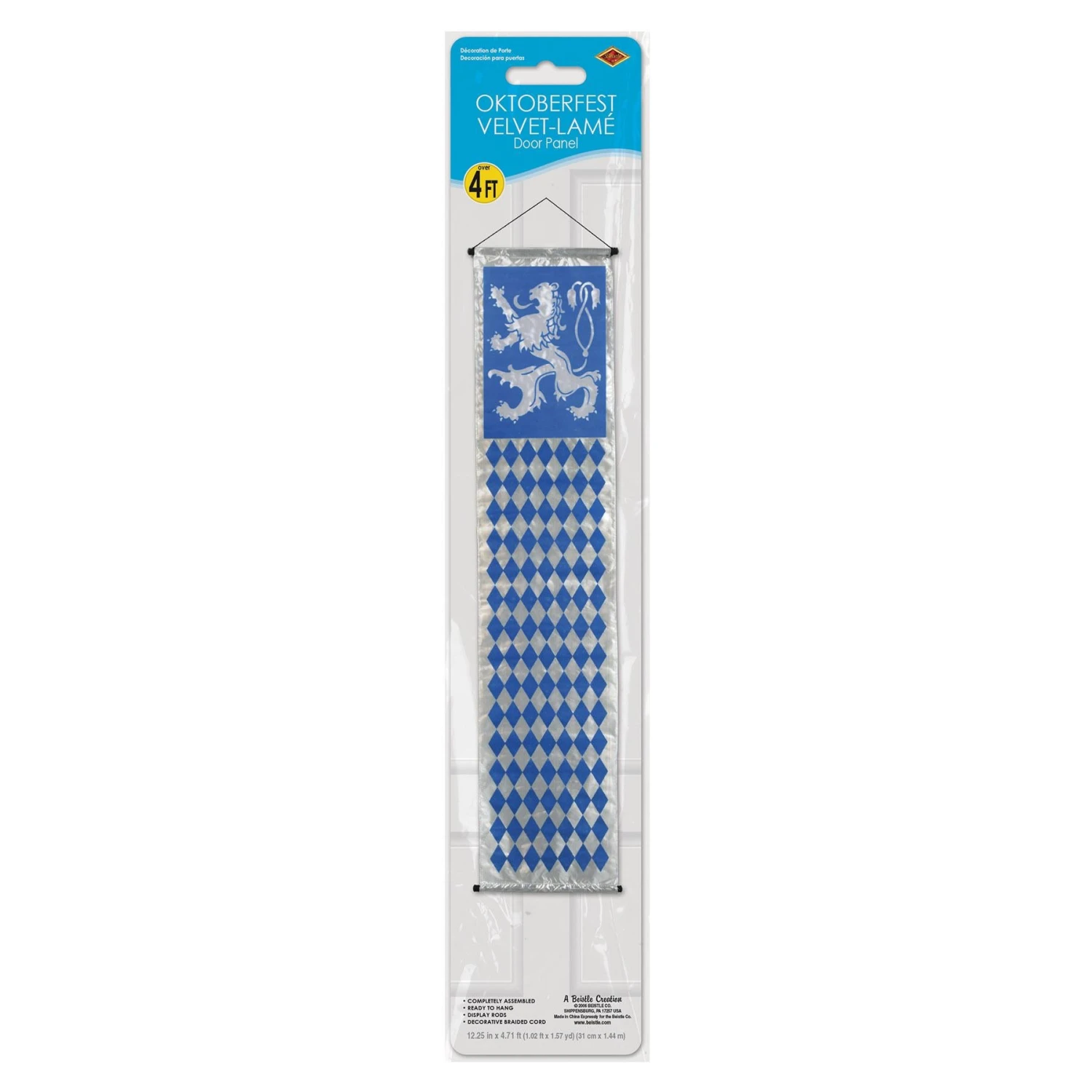 Oktoberfest Velvet-Lame Door Panel 3 Oktoberfest Velvet-Lame Door Panel - Image 3