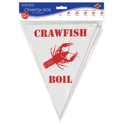 Mardi Gras Crawfish Boil Pennant Banner -Bulk Party Supplies Shop 54435 i3