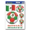 Soccer Party Peel 'N Place Clings - Mexico (6 Per Package) 3 Soccer Party Peel 'N Place Clings - Mexico (6 Per Package) -Bulk Party Supplies Shop 54452 MEX