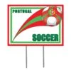 Soccer Party Plastic Yard Sign - Portugal -Bulk Party Supplies Shop 54477 POR