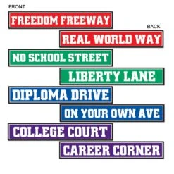 Graduation Party Street Sign Cutouts (4 Per Package)