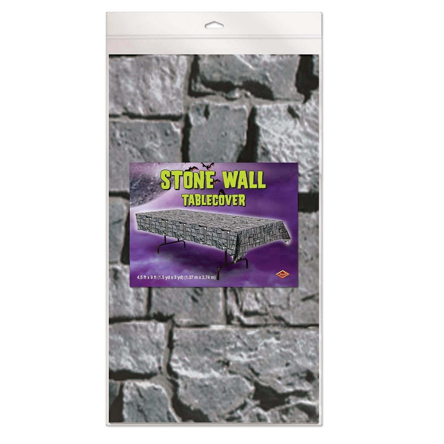 Halloween Stone Wall Tablecover 4 Halloween Stone Wall Tablecover - Image 4