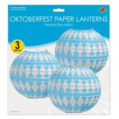 Oktoberfest Paper Lanterns (3 Per Package) -Bulk Party Supplies Shop 54548 i3