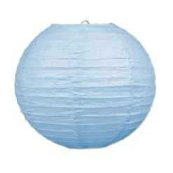 Party Paper Lanterns Light Blue (3 Per Package)
