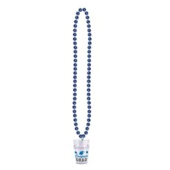 Bead Necklace With Grad Graduation Party Glass - Blue
