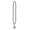 Graduation Party Bead Necklaces With Grad Glass - Black 5 Graduation Party Bead Necklaces With Grad Glass - Black -Bulk Party Supplies Shop 54652 BK