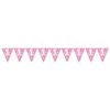 1st Birthday Party Pennant Banner - Pink
