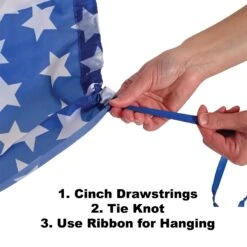 5 Ft. - Stars & Stripes Fabric Party Bunting 9 5 Ft. - Stars & Stripes Fabric Party Bunting -Bulk Party Supplies Shop 54684 RWB i4