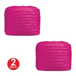Party Square Paper Lanterns Cerise (2 Per Package) 9 Party Square Paper Lanterns Cerise (2 Per Package) -Bulk Party Supplies Shop 54734 C i4