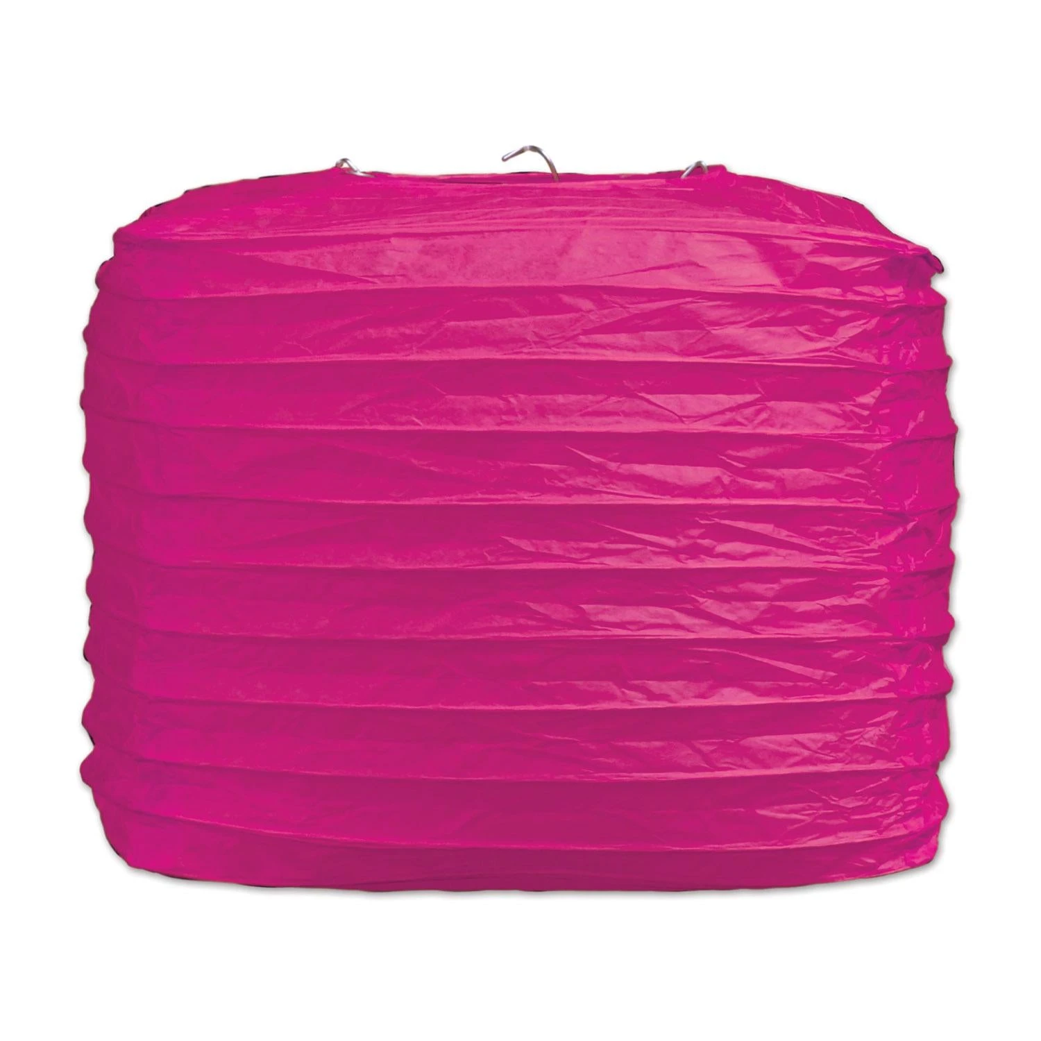 Party Square Paper Lanterns Cerise (2 Per Package) 1 Party Square Paper Lanterns Cerise (2 Per Package)
