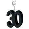 Glittered 30th Birthday Party Photo/Balloon Holder - Black -Bulk Party Supplies Shop 54751 30