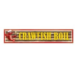 Mardi Gras Crawfish Boil Banner