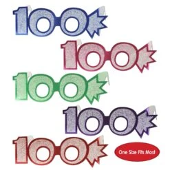 100th Birthday Party Glittered Foil Eyeglasses 8 100th Birthday Party Glittered Foil Eyeglasses -Bulk Party Supplies Shop 54840 100 i4 ce303a72 44d5 4e61 9510 da4b63257ed2