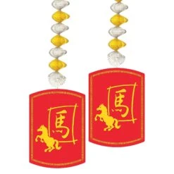Year Of The Horse Danglers (2 Per Package)